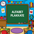 Pastel Alfabet Plakkate