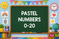 Pastel Number Posters 0-20