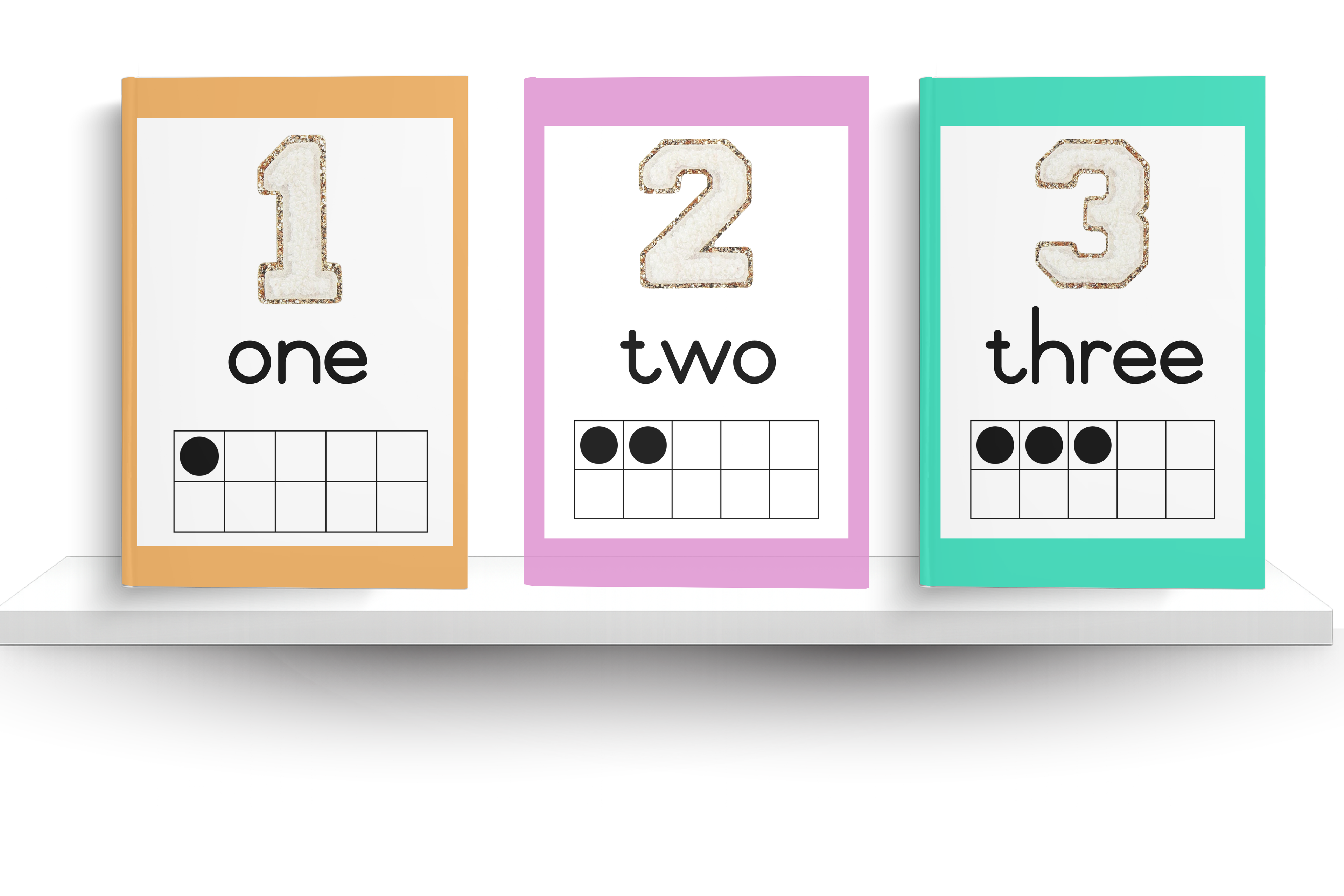 Pastel Number Posters 0-20